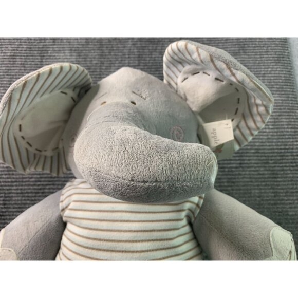 New Birchwood Apple Sauce Plush Elephant Elliot 18 in tall stuffed Animal Toy - Picture 4 of 5